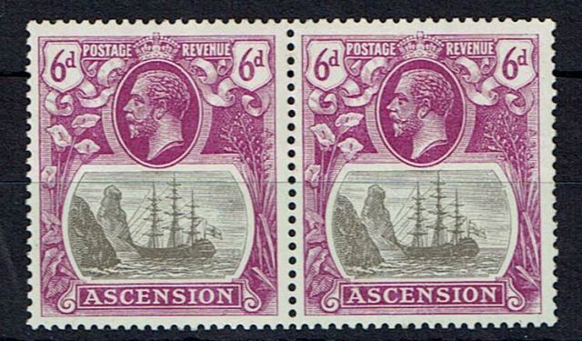 Image of Ascension SG 16/16b VLMM British Commonwealth Stamp